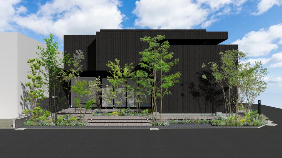 モデルハウス建替中 外観