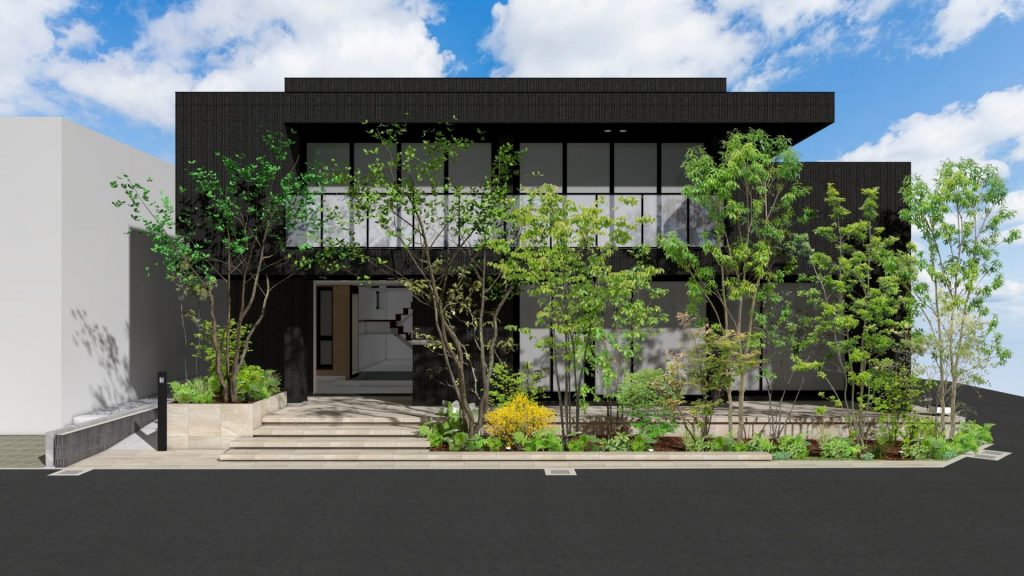 モデルハウス建替中 外観