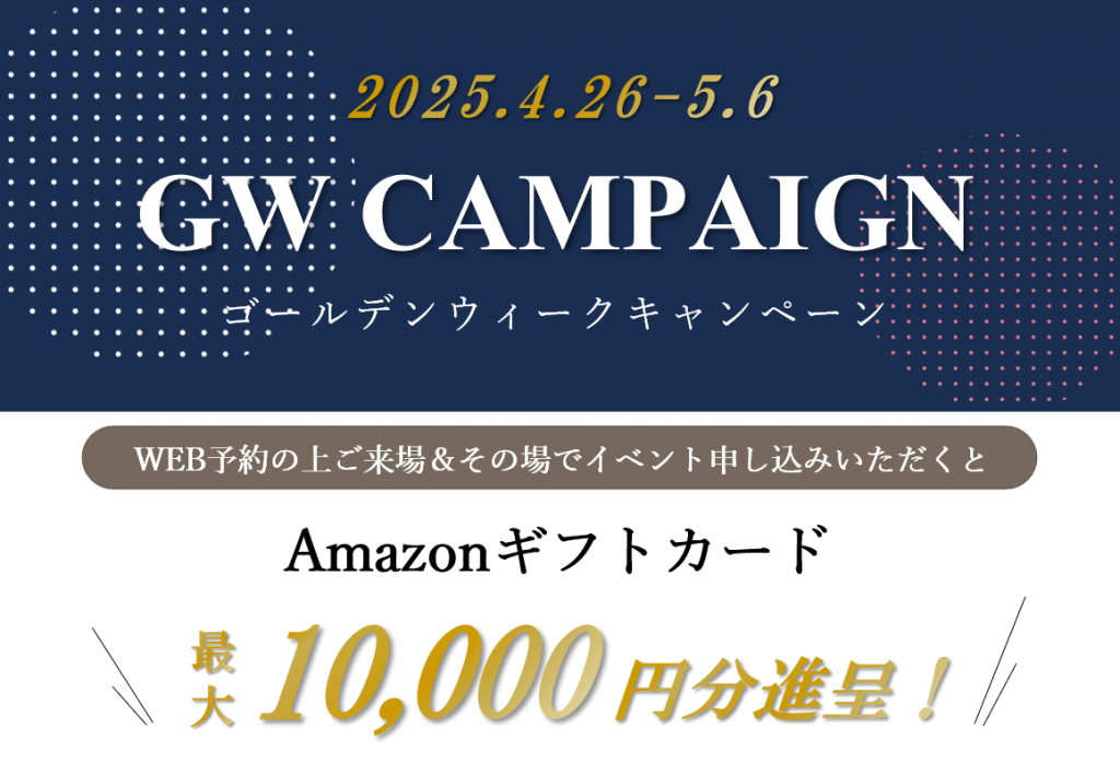 【GWキャンペーン】Amazonギフトカード 最大10,000円分プレゼント